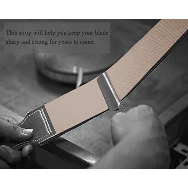 Leather Strop Professional Barber Straight Razor Knife Sharp