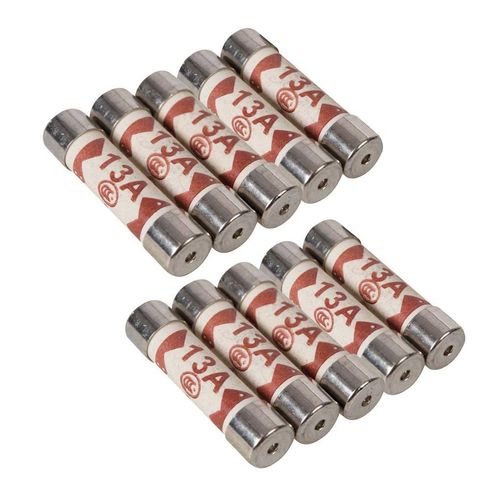 Nartel® BS1362 Fuse Cartridge 13 amp for UK plugs (Pack of 10)