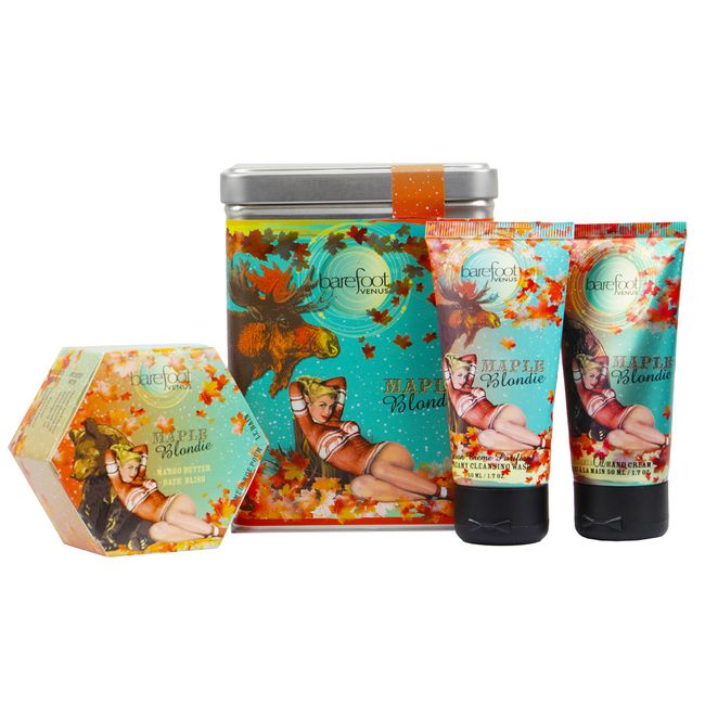 Barefoot Venus Maple Blond Gift Set Tin