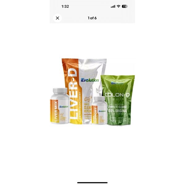 iEvolution 7D-Challenge Detox Kit, 3-Item Set - Liver-D & Colon-D, Natural