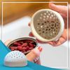 3 Packs Mini Food Can Silicone Strainer Multi-Purpose Can Filter Cover Strainer Kitchen Gadget Quick Draining for Kitchen