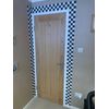SuperDuperDecor - Chequered Flag - Bedroom Wall Border - Eco 1.3m Self Adhesive Strips