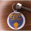 Gift Insanity BT (BRITISH TELECOM) TOWER - POP ART - GREY BACKGROUND - 45mm Keyring