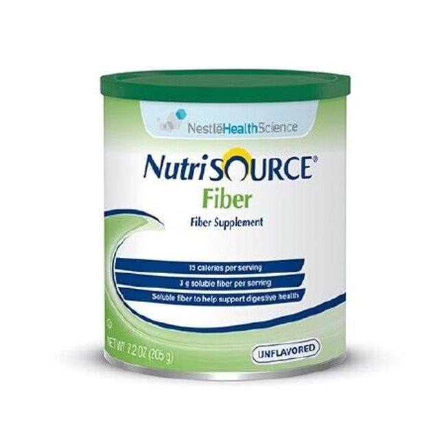 Oral Supplement Nutrisource Fiber Unflavored 7.2 oz. Canister Powder CS/4