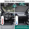 For Nissan Accessory US Flag Large Front Car Windshield Sun Shade UV Visor Cover