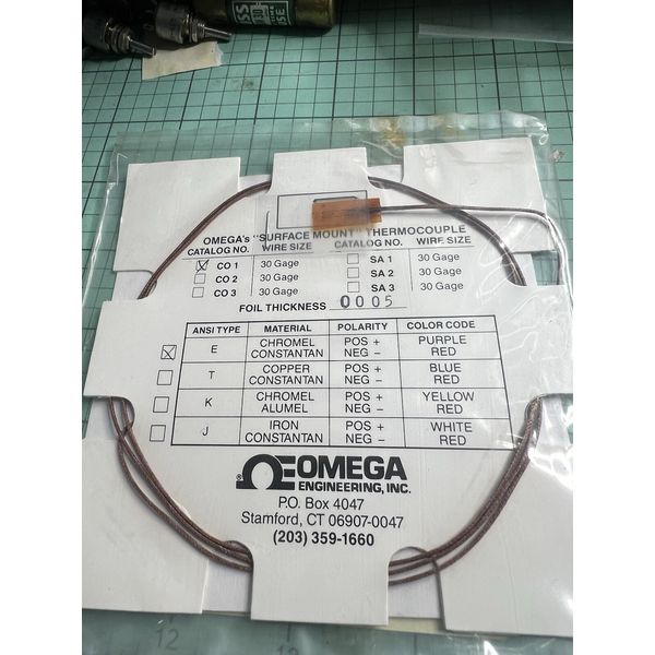 OMEGA ENGINEERING  CO1-E Thermocouple 