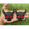 Demon Skull Red Eye Emblem Badges Custom New