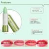 Color Changing Lip Moisturizer, Lip Balm Gloss Lips Repair Moisturizer Lip Night Care Bid Farewell to the Dryness, Lasting Gloss Lipstick Lip Beauty Tool Lips Plumper Smooth and Light Texture