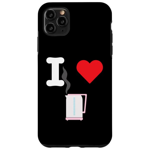 iPhone 11 Pro Max I Love Electric Kettle Boiling Kettle Coffee Tea Smartphone Case