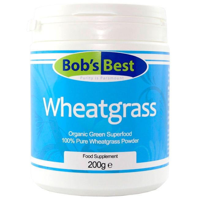 Wheatgrass Powder 100% Pure Naturally Grown Green Superfood - 200 Grams