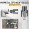 2025 New Pipe Thread Cutting Tool,Integrated Internal & External Pipe Threading Tool,Electric Drill Compatible PVC Pipe Threader Kit,1/2" (DN15) 3/4" (DN20) Pipe Sizes Rethreading Tool