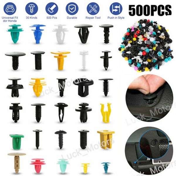 50PCS Mixed Auto Door Panel Clips Fixing Fastener Car Interior Trim Rivet