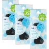 KAIJIRUSHI SS Hair Elastic Thin Type Black Bulk Purchase 1 Bag 2m x 3 Piece Set
