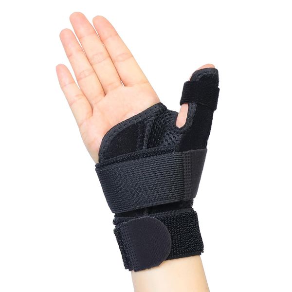 Quzyllic Daumenbandage Links und Rechts, Atmungsaktive und Weiche Daumenschiene, Sehnenscheidenentzündung Bandage für Arthritis, Tendonitis, Gespreizt, Karpaltunnel, Stabil, Leicht, Damen Herren