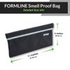 Formline Smell Proof Bags - 2x the Odor Proof Tech - Medium 11" x 6"