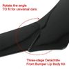 For Dodge Durango SXT RT SRT Glossy Front Bumper Lip Spoiler Splitter Body Kit