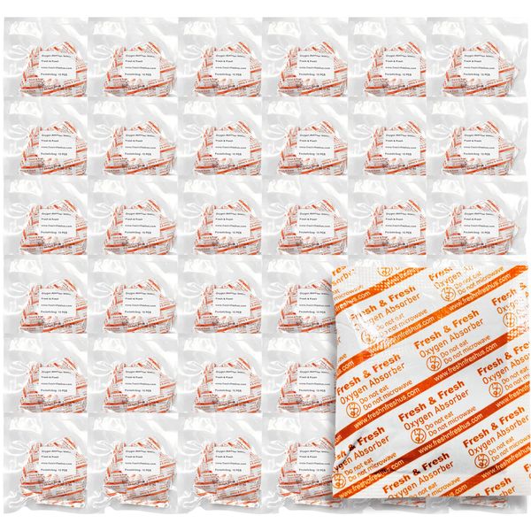 500 CC [1000 Packets] Premium Oxygen Absorbers for Food Storage, Oxygen Absorbers (100 Bag of 10 Packets) - ISO 9001 Certified Facility Manufactured