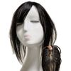 Luce brillare Partial Wig, Wig, Women's, 100% Human Hair, Freely Divided Wig, Semi-Long, Medical Use, Whorl, Crown of Head, Silk Base, Thin Hair, Hair Removal, Human Hair, Hairpiece, Top Piece, Top