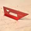 Big Horn 14610 Solid Aluminum 45/90 Degree Layout Miter Gauge