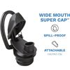 Vapur Eclipse Flexible Water Bottle - with Carabiner 1 Liter (34 Oz)
