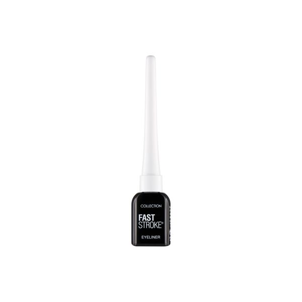 Collection Cosmetics Fast Stroke Eyeliner, Quick Drying Formula, 4ml, White