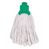 Professional Colour Coded Mop Handle and 2 Mop Heads (Green)