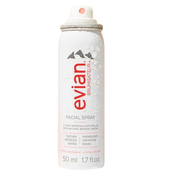 Evian Natural Mineral Water Facial Spray Travel Trio