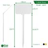 Elixir Gardens ® 7.5" Extra Strong Black Stick in Angle Head Labels x 10