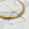 Philip Jones Silver Plated Small Link Paperclip Bracelet