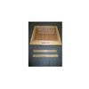 Pull Out Solid Beech Wicker Basket Drawer with Handle 400mm Unit
