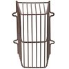Spares2go Universal Plastic Coated CCTV Camera Guard Security Light Cage (Brown)