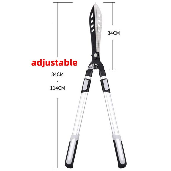 Garden Telescoping Hedge Shears Branches Extendable Trimmer