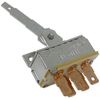 UAC SW 2500C HVAC Blower Control Switch, Silver