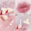 3Pcs Clear Lip Gloss Hydrating Lip Glow Oil Clear Plumping Lip Long Lasting Moisturizing Glossy Lip Gloss Lip Lacquer for Women