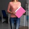 1 x A4 Display Book 20 Pocket | Presentation Folder | Home and Office Use (Pink)