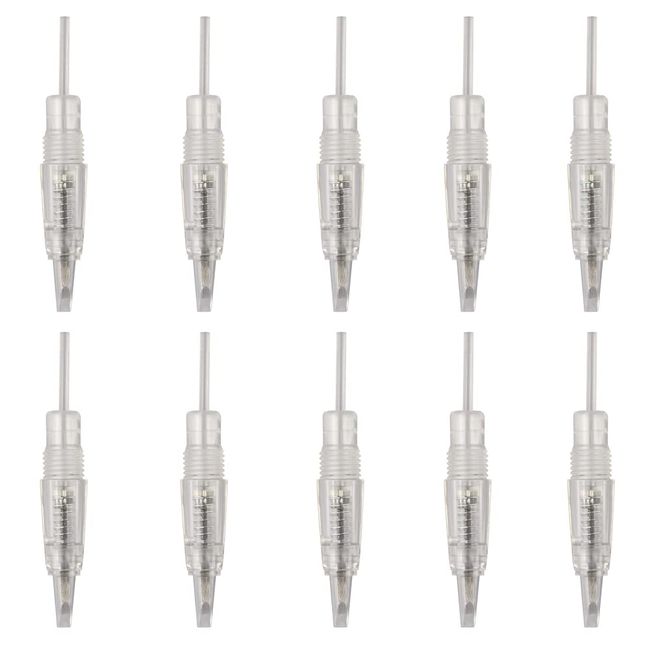 MTSM 10 Stück Cartridges 7F 7FP Spirale Slot Tattoo Nadeln Microblading Einweg Needle für Permanent Make-up Pen Augenbrauen Tattoo Maschine Pen(7F,10er Pack) (7F)