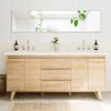 59" Full Body Mirror Rectangle Alloy Frame Floor Mirror with Stand Bedroom Decor