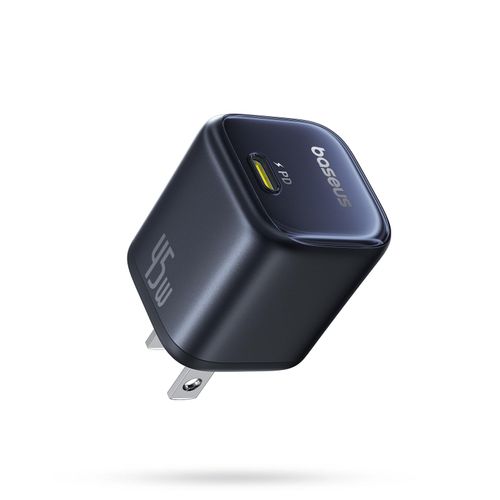 Baseus 45W Charger, PicoGo C1 USB C Charging Block Fast Charging, Compact Type C Wall Charger for iPhone16/15/14/13/12 Series, Galaxy Series, MacBook Etc