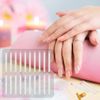 Fibreglass Nail Extension Kit, 200 PCS Nail Extension Fiberglass Nail Tips Quick Extension Fiberglass Gel Nail with 2 PCS Tweezers 5 PCS Clips for Nail Art Nail Extension