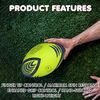 Foriox International Rugbyball (Yellow, Size 3)