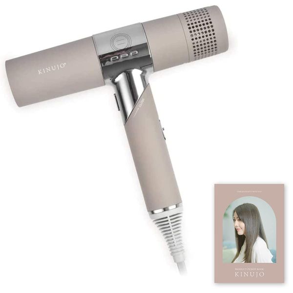 KINUJO Kinujo Hair Dryer, Silk Woman, Large Airflow, Quick Dryer, Negative Ions, Ultra! Far Infrared, Shiny Hair, Terahertz Wave, 3 Stage Temperature Control, Genuine Manufacturer Model, Double