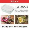Iris Ohyama TGS-M Heat-resistant Glass Container, Clear Black
