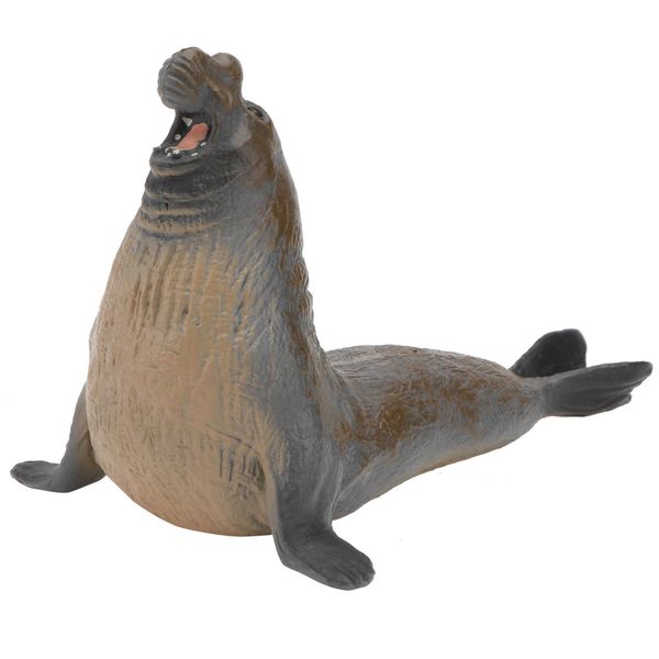 TOYANDONA Kids Elephant Seal Model Toy Realistic Sea Creature Figurines Model Sealife Toy Figures Kids Educational Toy (Light Brown)