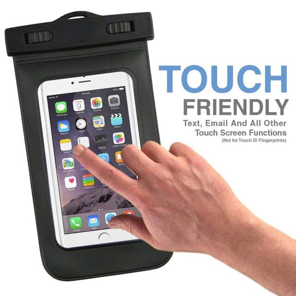 Waterproof Case Underwater Bag Floating Cover Touch Screen Clear Compatible with Google Pixel 5 - Pixel 5a 5G - Pixel 6 - Pixel 6a