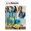 Butterick Patterns B5798OSZ Baby's Changing Pad Sewing Pattern, Neck Support, Carrier and Diaper Bag, Size One Size