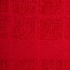 DII Solid Windowpane Dishcloth Set, Cotton, Red, 12x12