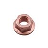 Connect 30740 Copper Flashed Nut Flanged & Self Locking M10 x 1.5 x 15mm Hex 5pc, Brown