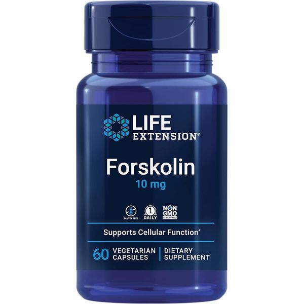 Life Extension Forskolin 10 mg 60 VegCap -2 PACK