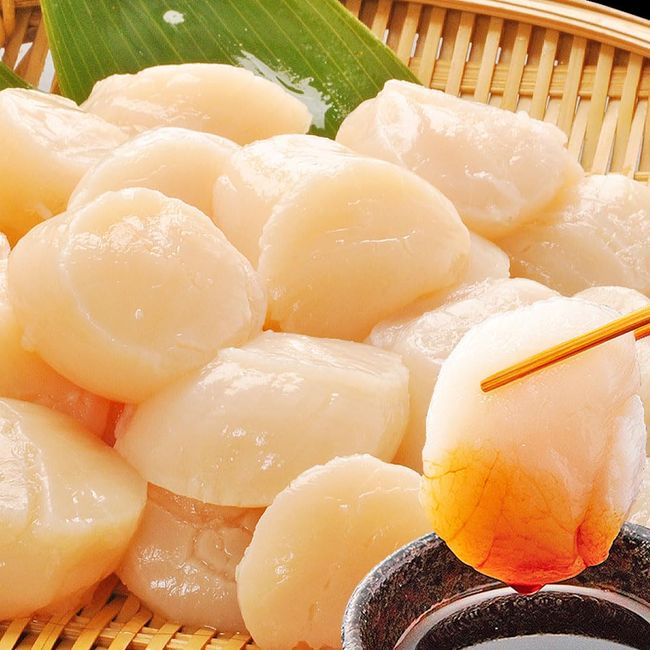 ichigo-ichigo Scallops for Sashimi, Natural Scallops, Scallops, Raw Food, Unselected, Unselected, Commercial Use, Mother's Day, Father's Day, Gift, 17.6 oz (500 g)