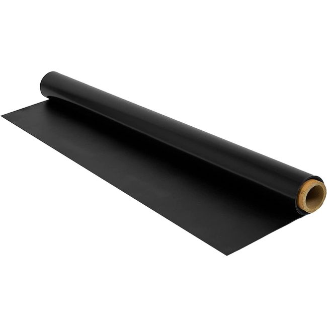 IncStores 1.2mm Thick Reversible Dance Floor Roll | Low-Reflection Vinyl Marley Dance Flooring for Practice and Performance of Countless Dance Styles | 10 Ft, Black/White